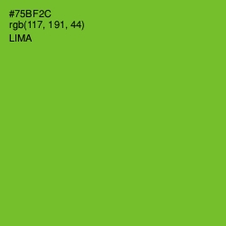 #75BF2C - Lima Color Image