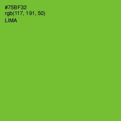#75BF32 - Lima Color Image