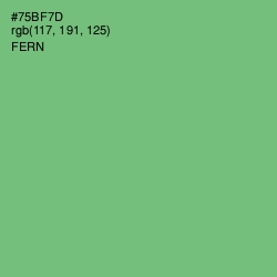 #75BF7D - Fern Color Image