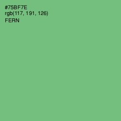 #75BF7E - Fern Color Image