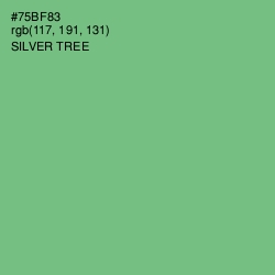 #75BF83 - Silver Tree Color Image