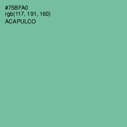 #75BFA0 - Acapulco Color Image
