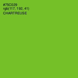 #75C029 - Chartreuse Color Image