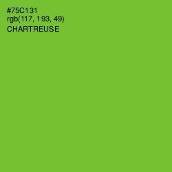 #75C131 - Chartreuse Color Image