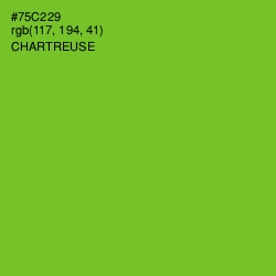 #75C229 - Chartreuse Color Image