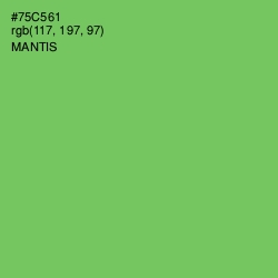 #75C561 - Mantis Color Image