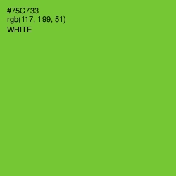 #75C733 - Chartreuse Color Image