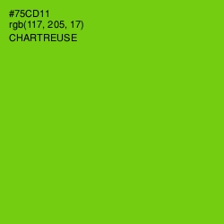 #75CD11 - Chartreuse Color Image