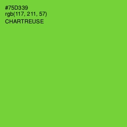 #75D339 - Chartreuse Color Image