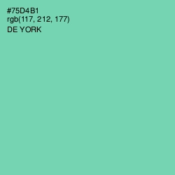 #75D4B1 - De York Color Image