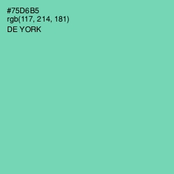 #75D6B5 - De York Color Image