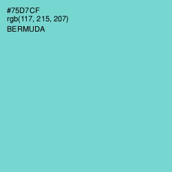 #75D7CF - Bermuda Color Image