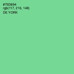 #75D894 - De York Color Image