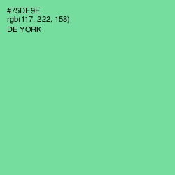 #75DE9E - De York Color Image