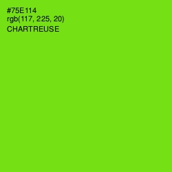 #75E114 - Chartreuse Color Image