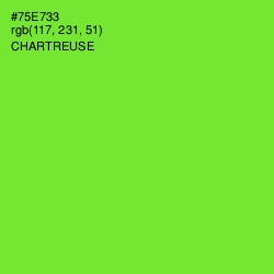 #75E733 - Chartreuse Color Image