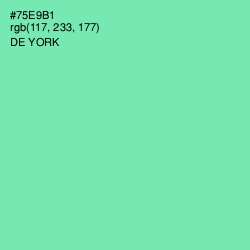 #75E9B1 - De York Color Image