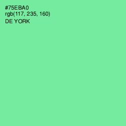 #75EBA0 - De York Color Image