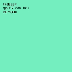 #75EEBF - De York Color Image