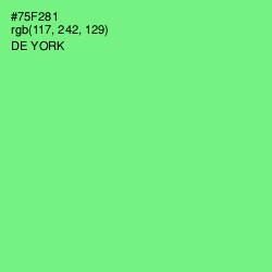 #75F281 - De York Color Image