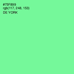 #75F899 - De York Color Image
