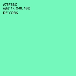 #75F8BC - De York Color Image