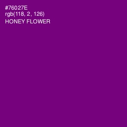 #76027E - Honey Flower Color Image