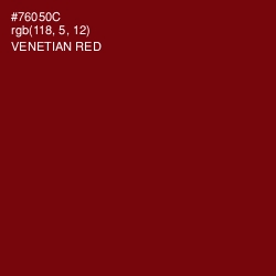 #76050C - Venetian Red Color Image