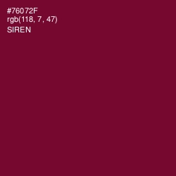 #76072F - Siren Color Image