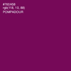 #760A58 - Pompadour Color Image