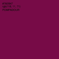 #760B47 - Pompadour Color Image