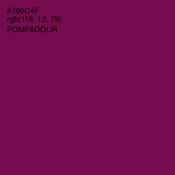 #760C4F - Pompadour Color Image