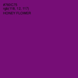 #760C75 - Honey Flower Color Image