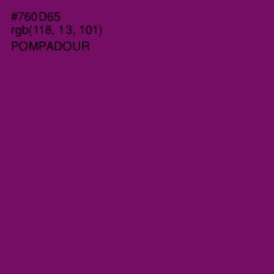 #760D65 - Pompadour Color Image