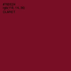 #760E24 - Claret Color Image