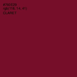 #760E29 - Claret Color Image