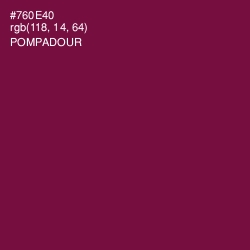 #760E40 - Pompadour Color Image