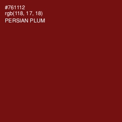 #761112 - Persian Plum Color Image