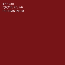 #761418 - Persian Plum Color Image