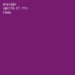 #761B6F - Finn Color Image