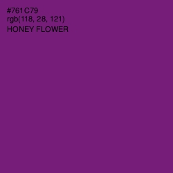 #761C79 - Honey Flower Color Image