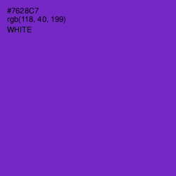 #7628C7 - Purple Heart Color Image