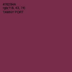 #762B4A - Tawny Port Color Image