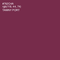 #762C4A - Tawny Port Color Image