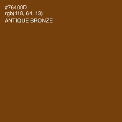 #76400D - Antique Bronze Color Image