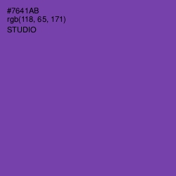 #7641AB - Studio Color Image