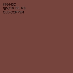 #76443C - Old Copper Color Image