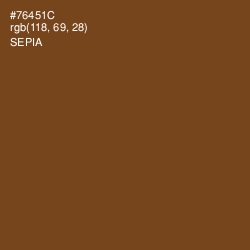 #76451C - Sepia Color Image