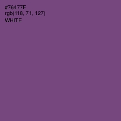 #76477F - Salt Box Color Image