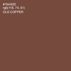 #764A3D - Old Copper Color Image